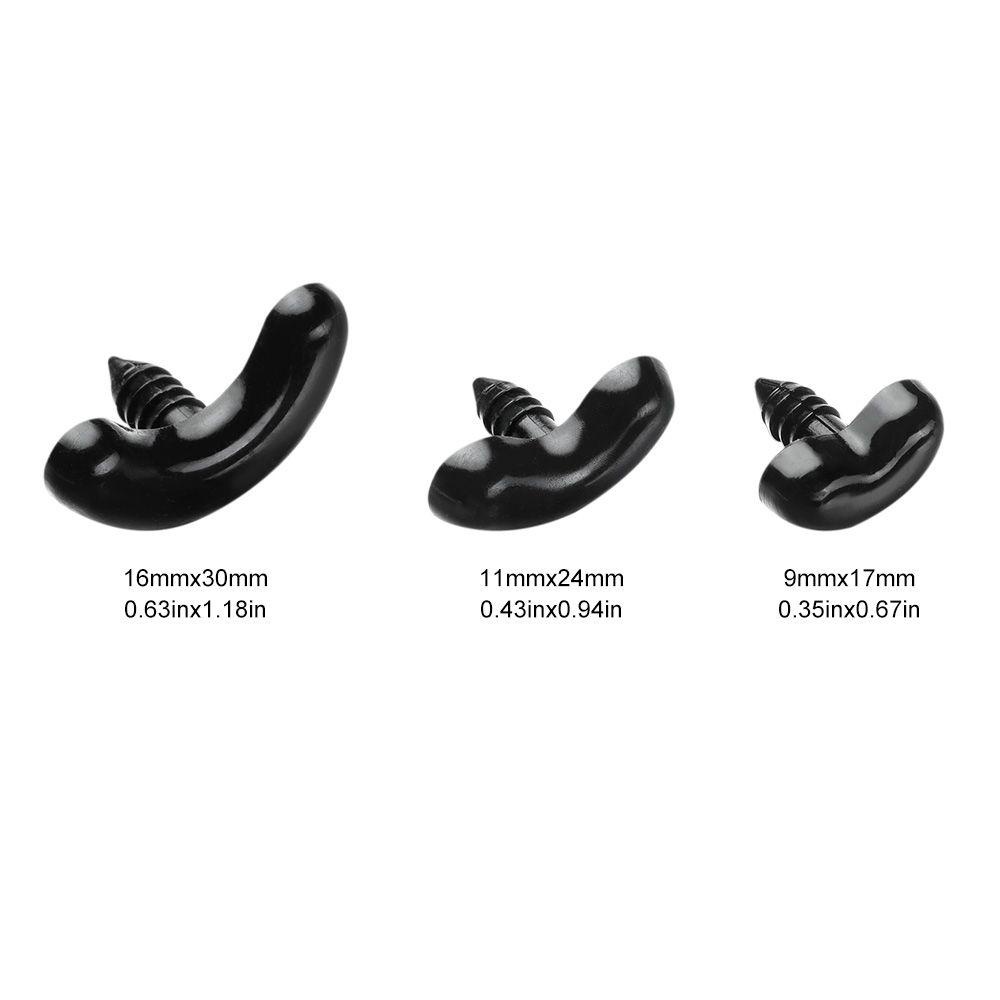 RAINBOW Set 20 / 10 Cặp Mắt Nhựa 17 / 24 / 30mm Gắn Mũi Gấu Bông