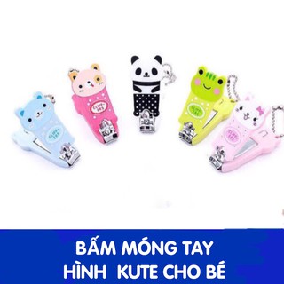 Cắt móng tay hình gấu kute cho bé