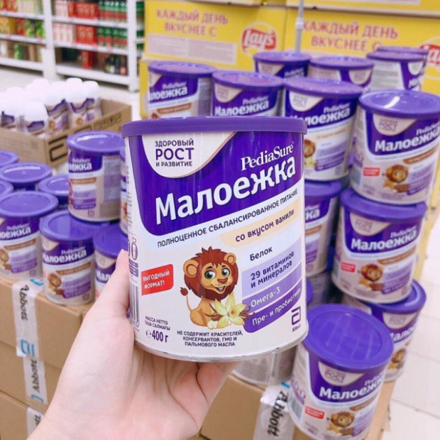 Sữa Pediasure Nga 400g,850g - Hàng Nội địa Nga Date Mới