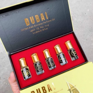 Set tinh dầu nước hoa dubai 5 chai dạng lăn