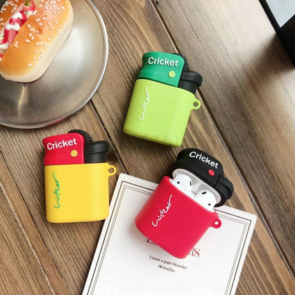 [HÀNG LOẠI 1] Vỏ bao case airpod 1 và 2, tai nghe bluetooth i11,i12, i9s... hộp quẹt Cricket silicon cao cấp