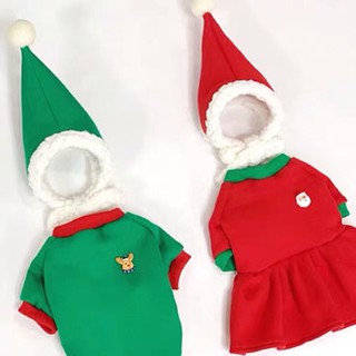 [Có sẵn] Đầm/Áo thun noel kèm nón