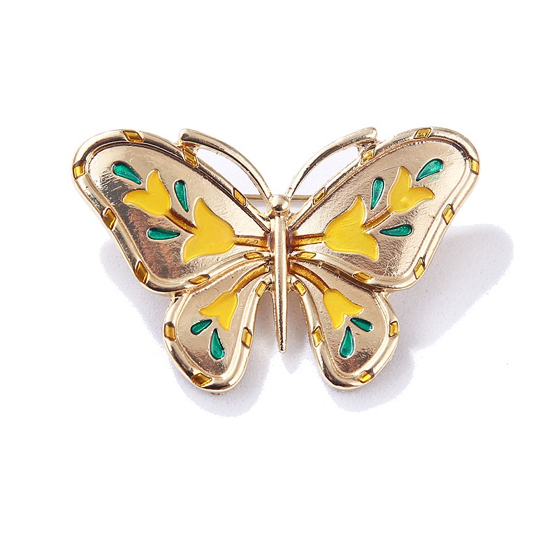 Ghim Cài Áo Hình Cánh Bướm Đính Đá Thời Trang Thanh Lịch Dành Cho Cả Nam Và Nữ