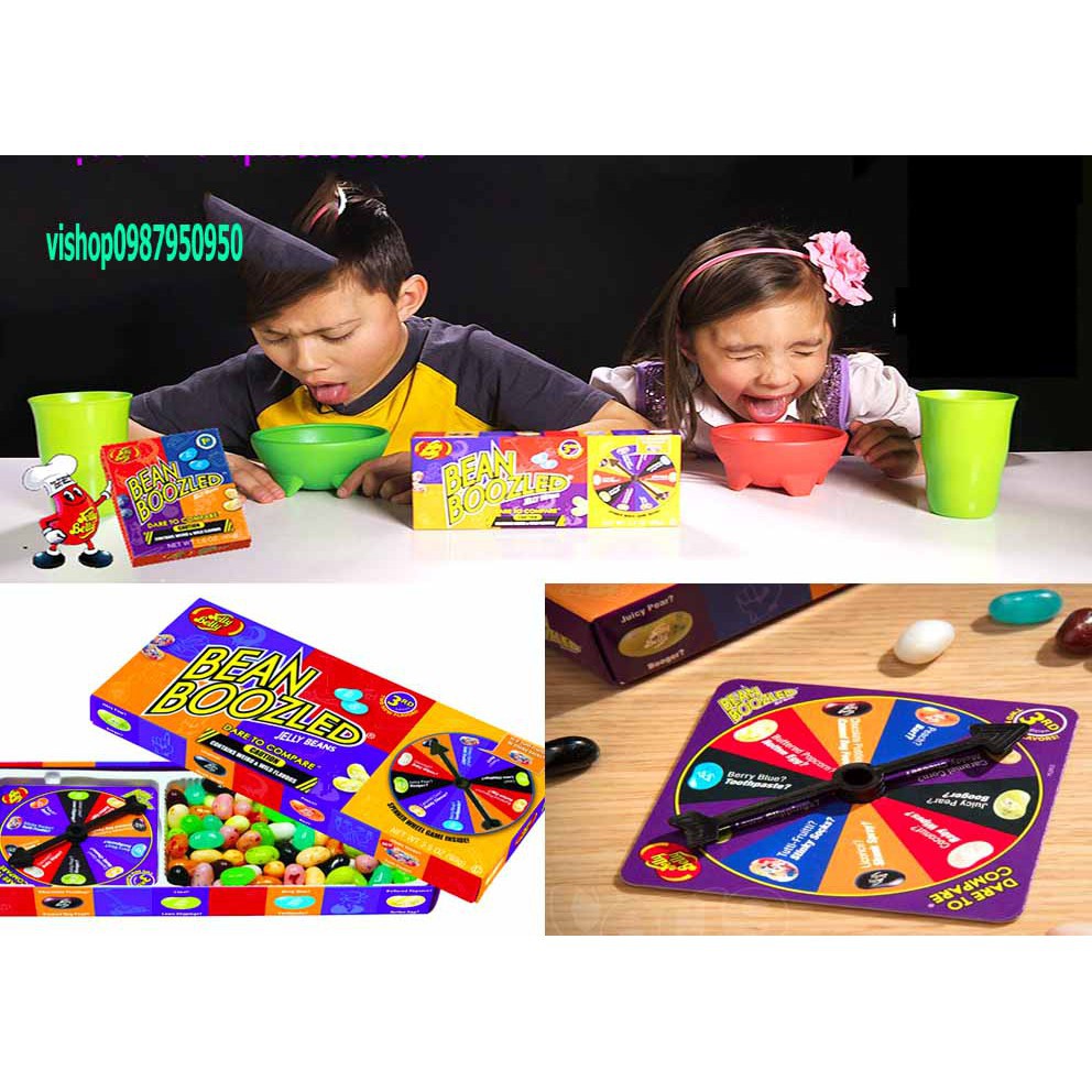 BÀN XOAY RỜI KẸO THỐI bean boozled harry potter