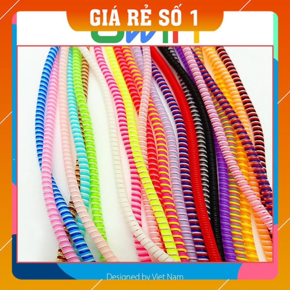 Dây quấn cáp sạc, tai nghe ( dây 3 màu , dài 1.5 mét ) - Awifi Case H2-1