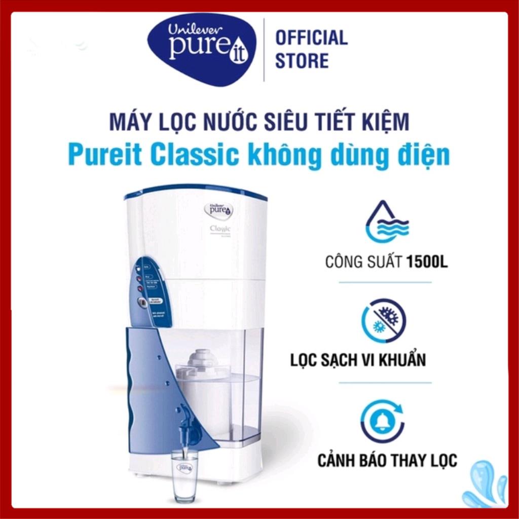 Bộ 3 lõi lọc Unilever Pureit Classic thay thế máy lọc nước để bàn không dùng điện Pureit Classic công suất lọc 3000L