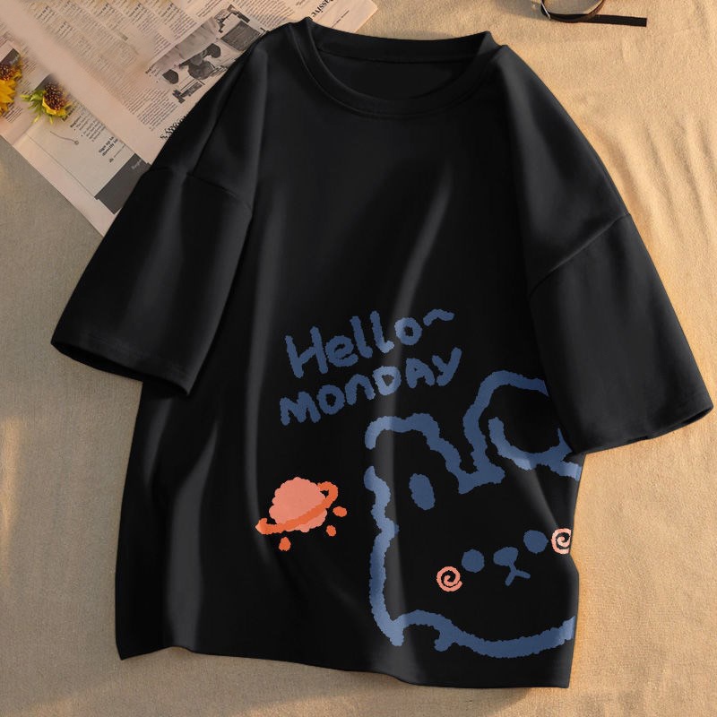Áo bé gái size đại 28kg áo size m, vải cotton mịn thấm hút mồ hôi AP THỎ HELLO
