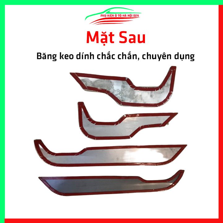 Bộ ốp tapli CR-V, CRV 2018-2022 vân Titan chống xước va đập khi mở cửa và làm đẹp xe