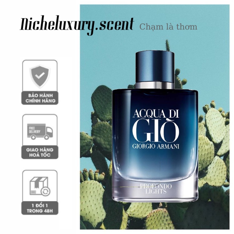 🅽🅸🅲🅷🅴 - Nước hoa nam G.I.O Profondo Lights EDP 10ml