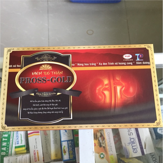 Bổ thận PROSS GOLD hộp 2 lọ mỗi lọ 30 viên