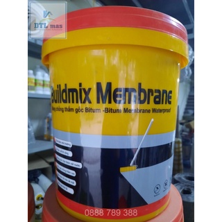 Buidmix Membrane Thùng 18kg - Màng lỏng chống thấm đàn hồi, chống thấm vệ sinh, chống thấm mái
