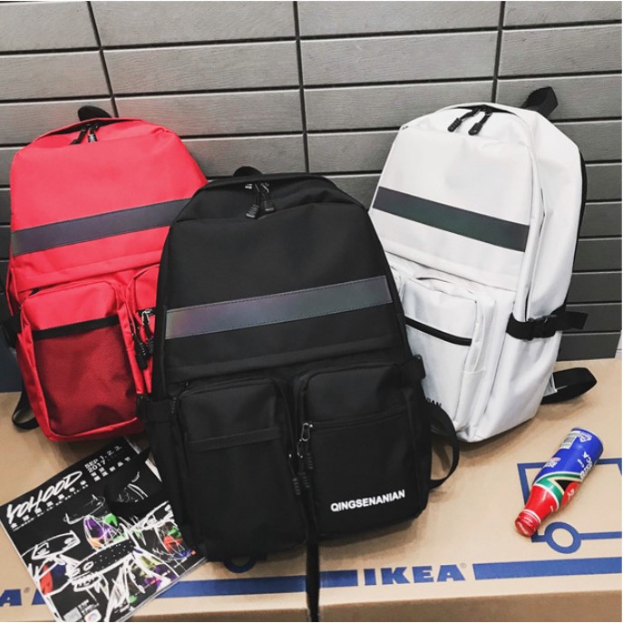 BALO THỜI TRANG UNISEX DẠ QUANG ĐỰNG VỪA LAPTOP CHO HỌC SINH SINH VIÊN