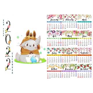 Lịch tường 2025 totoro LA15 size A3
