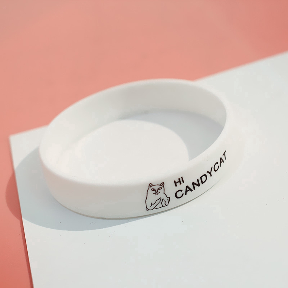 Vòng Tay Cao Su Mặt Hình Mèo Dành Cho Nam Và Nữ | BigBuy360 - bigbuy360.vn