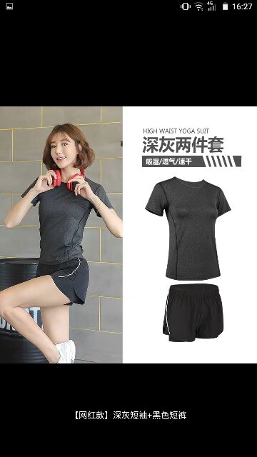 - ĐỒ BỘ THỂ THAO TẬP GYM cho nữ hàng Quảng Châu
