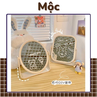 G03 Gương để bàn vintage cổ điển gương decor