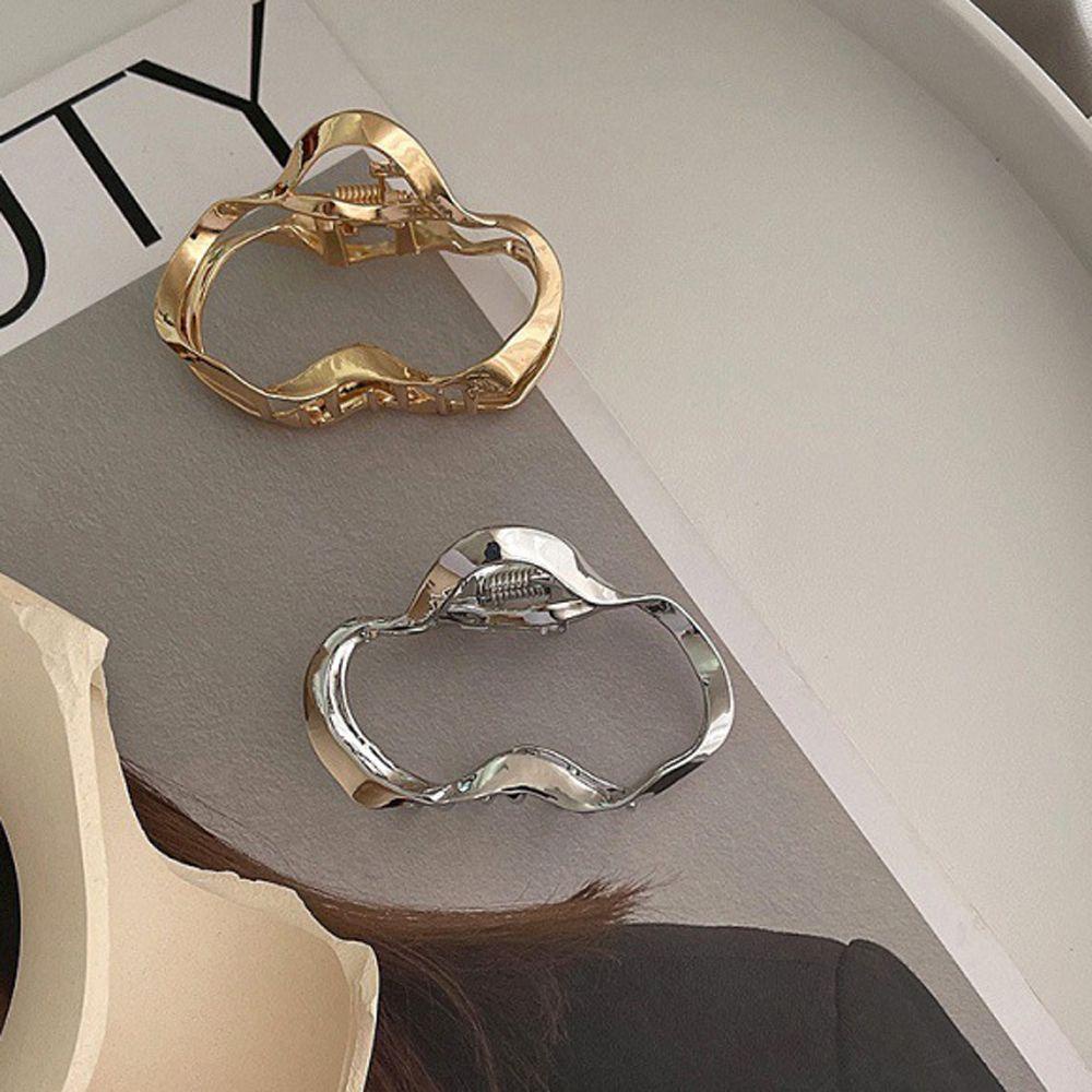 Kẹp Tóc Kim Loại Thiết Kế Hình Học Phong Cách Vintage Thời Trang Cho Nữ