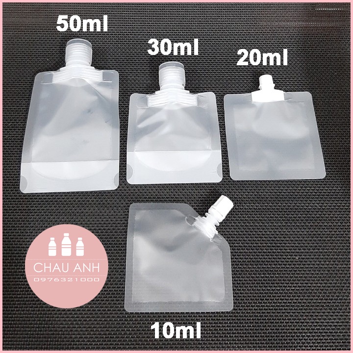Túi chiết mỹ phẩm dung tích 10/20/30/50ml cho du lịch