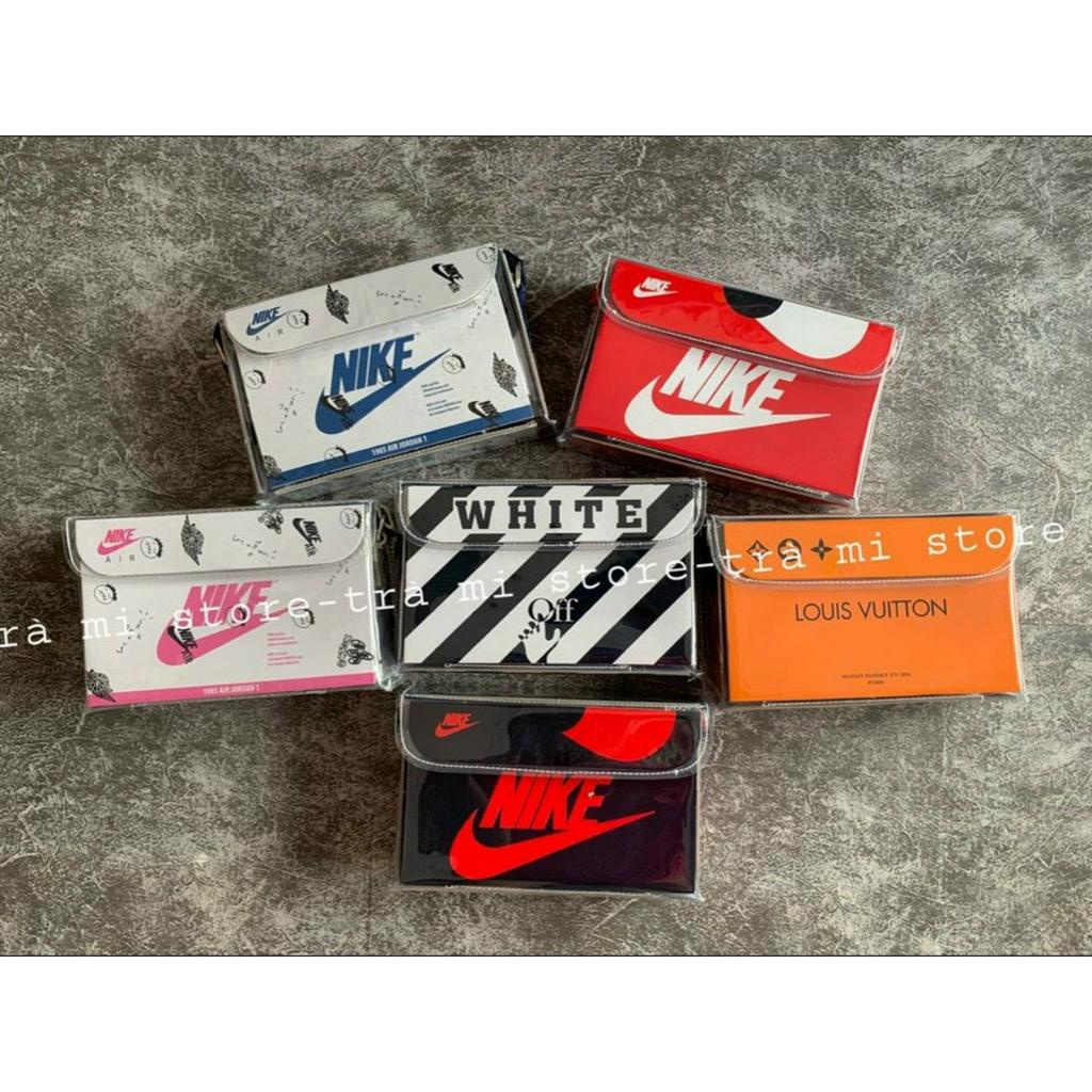 Túi đeo chéo Custom mini box bag thời trang nam nữ chống nước HT01