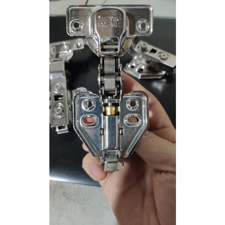 Bản lề INOX blumk giảm chấn tháo lắp nhanh có vít