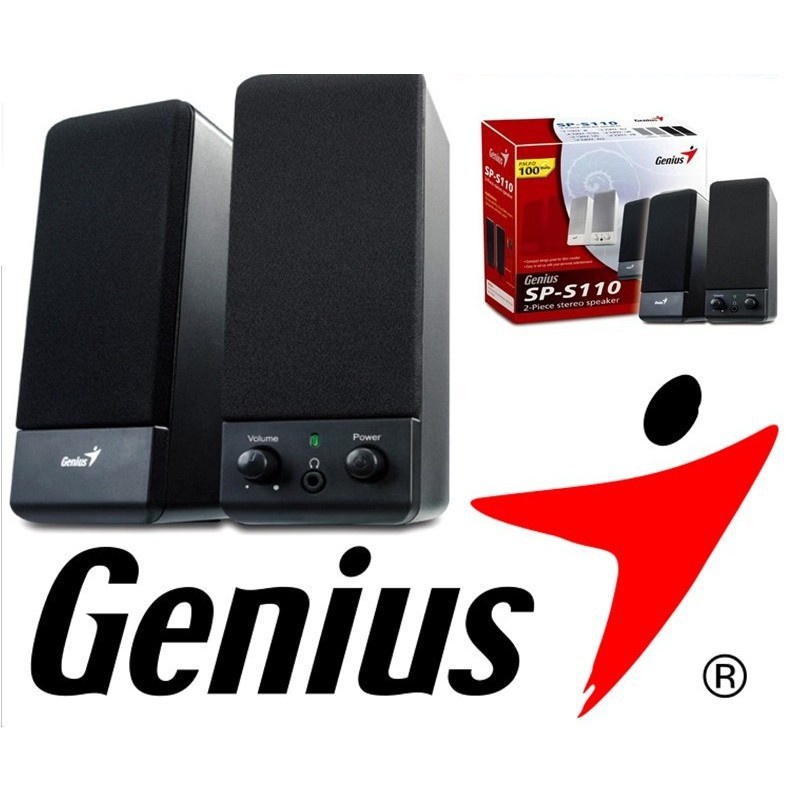 Loa vi tính nghe nhạc Genius S110 2.0 chính hãng siêu hay