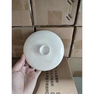 Nắp sứ 0.8l bộ nồi nấu cháo chậm bear