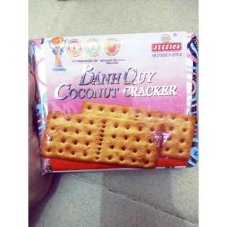 5 Bịch Bánh Quy Đường / bánh vuông  đường jessica coconut / Bánh quy tròn đường dừa / Bánh Bạc