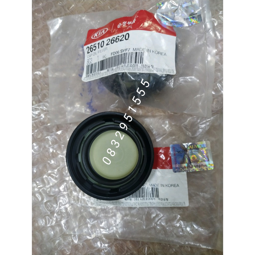 Nắp đổ dầu máy Morning , Getz , Grand i10, Carens ,Kia Spectra