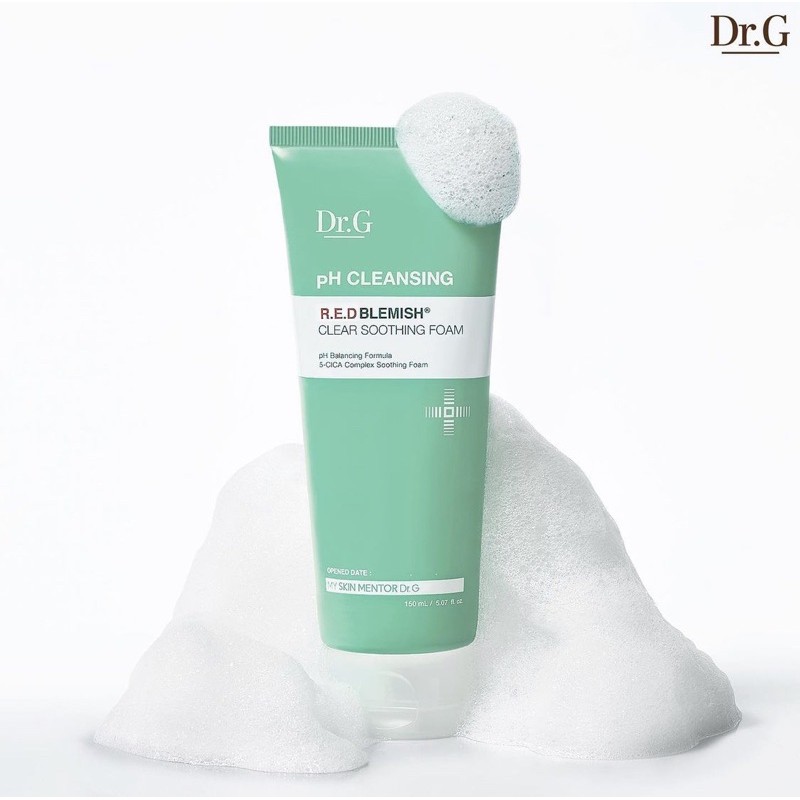 Sữa rửa mặt giảm mụn Dr.G pH Cleansing RED Blemish clear soothing foam