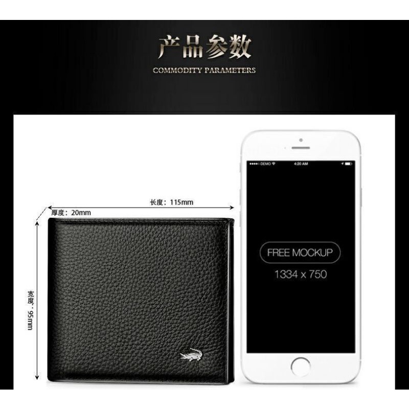 Ví Da Cá Sấu Thời Trang Cho Nam