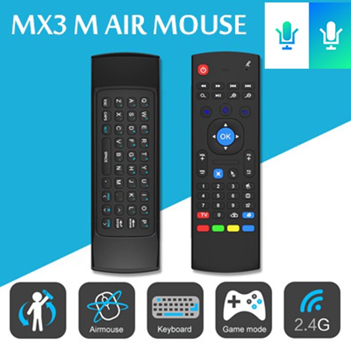 Chuột bay MX3 - có hỗ trợ voice - 4 phím học lệnh hồng ngoại