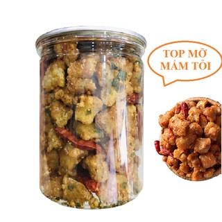 200g tóp mỡ thịt liền da sốt mắm tỏi giòn ngon