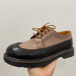 [Sha Mông] Giày oxfords hoa văn vintage