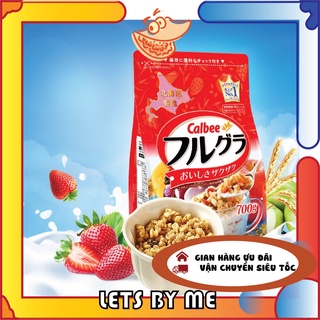 Ngũ cốc giảm cân Calbee ăn sáng cho người ăn kiêng gói 700g Date mới