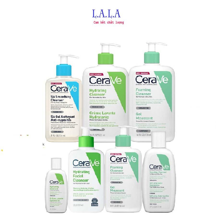 Sữa Rửa Mặt dịu nhẹ CeraVe Foaminh/Hydrating Cleanser dành cho da khô / da dầu
