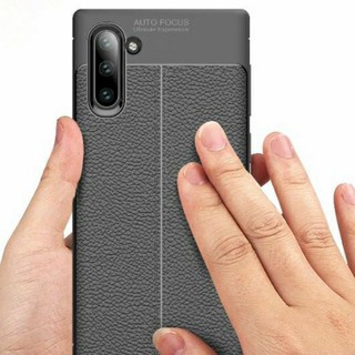 Ốp lưng dẻo Vân da cho Samsung Galaxy note 10/note 10+ Chống sốc Auto Focus