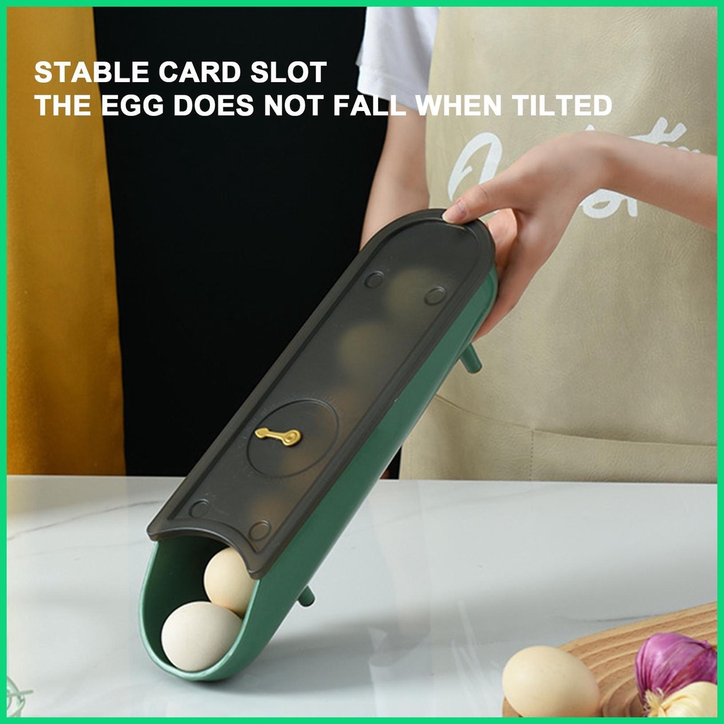 Hộp Đựng Trứng Cuộn Tự Động Thông Minh Cho Tủ Lạnh Jiwvnjiwvn