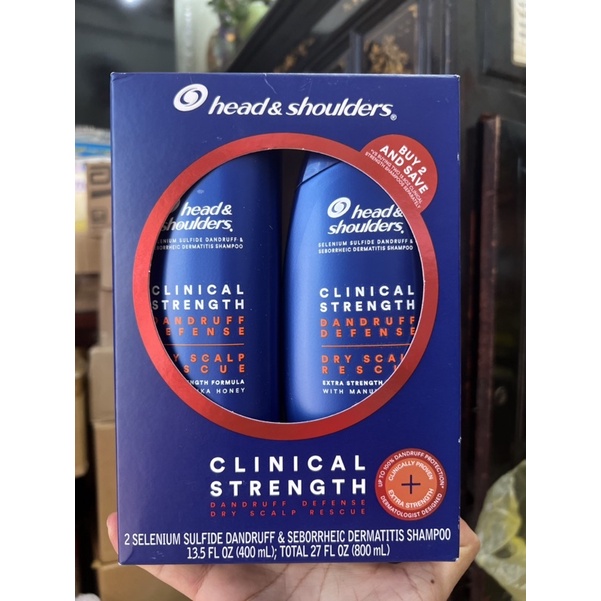 [Set 2 Chai] Dầu Gội HEAD &amp; SHOULDERS Mỹ (Màu Cam)