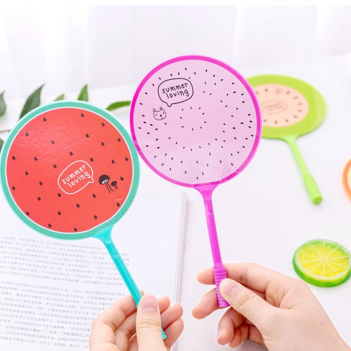 [Hàng xịn] Bút Bi quạt hình trái cây dễ thương cute