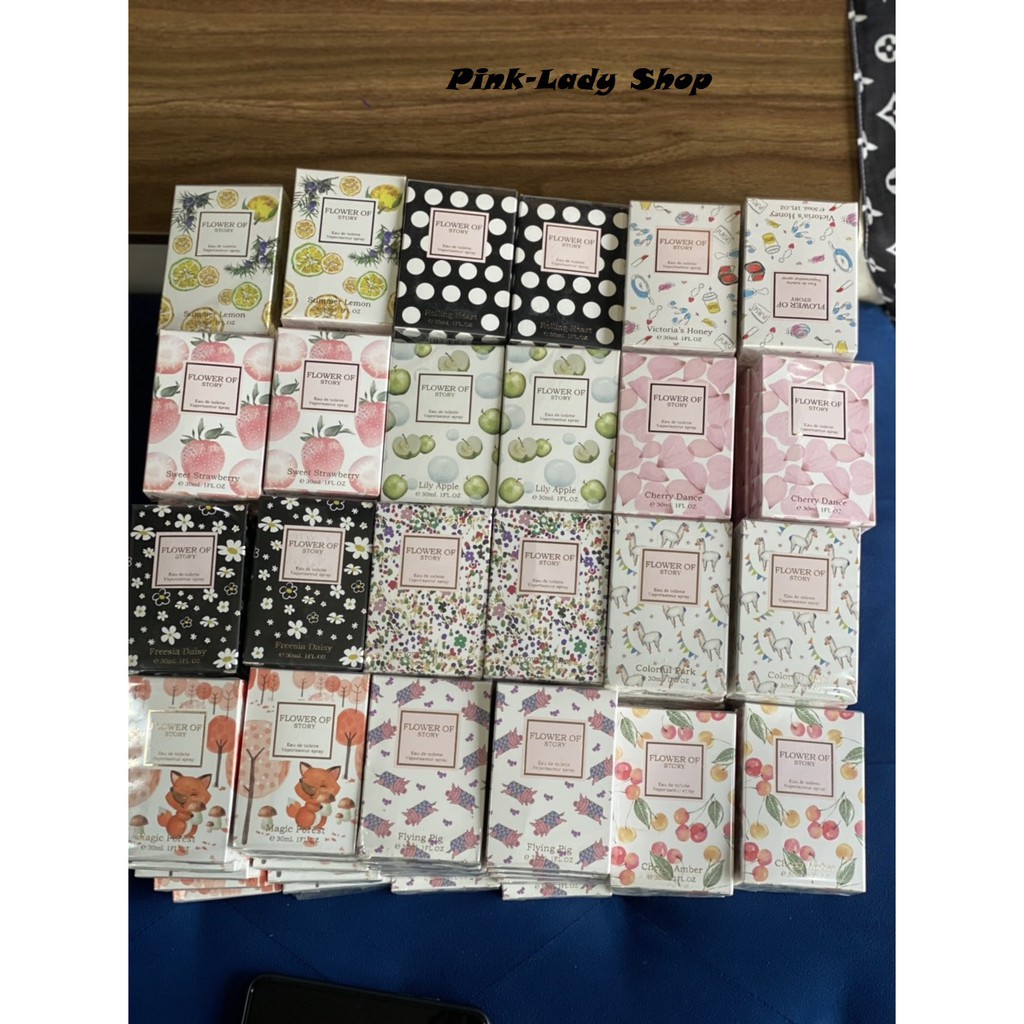 Nước Hoa Xịt Thơm Toàn Thân FLOWER OF STORY 30ML (12 Mùi) | Thế Giới Skin Care