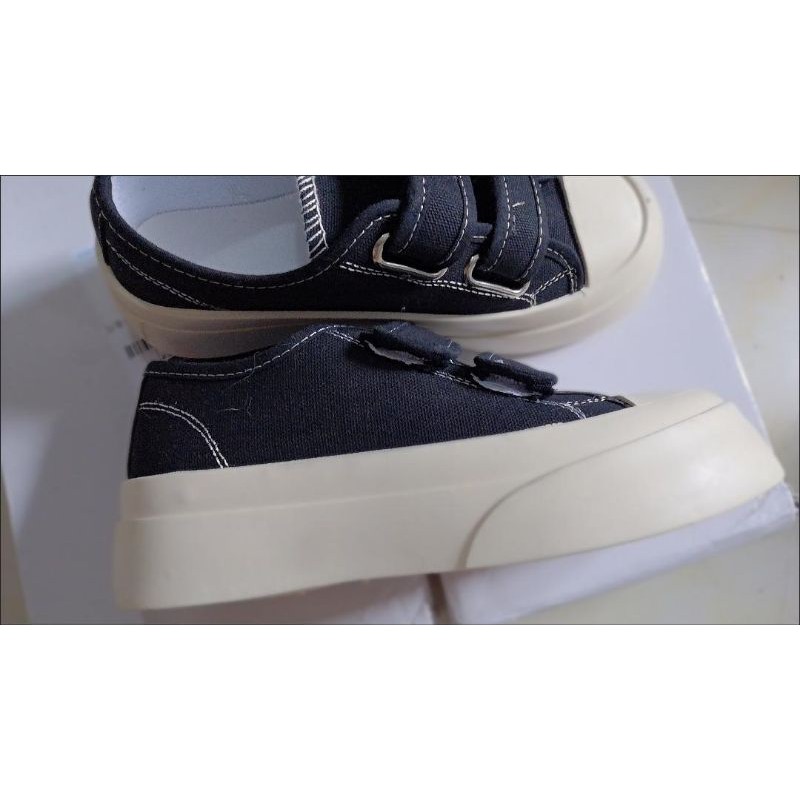 [ORDER- ẢNH THẬT] Giày lười sneaker dán quai năng động ulzzang đen và trắng sữa phong cách old school