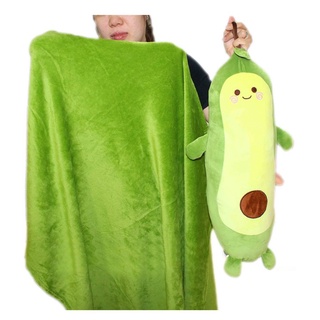 GỐI MỀN TRÁI BƠ DÀI (55CM) VẢI MINISO MỀM MỊN CAO CẤP AN TOÀN CHO BÉ, MỀN 1.2M X 1.6M