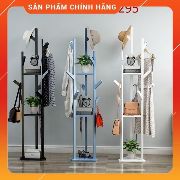 Sale - Xả kho thanh lý mắc áo thông minh gỗ - mắc treo quần áo đa năng