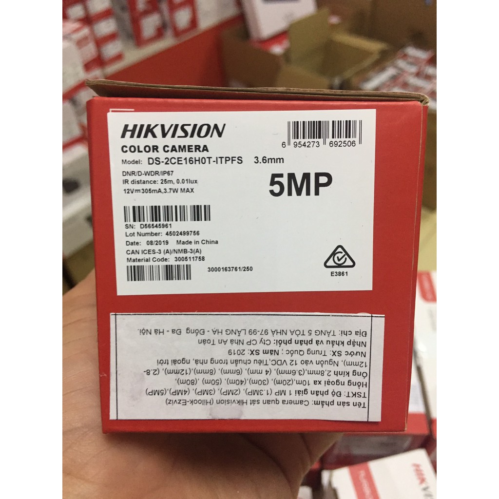 Camera Hikvision DS-2CE16H0T-ITFS 5MP - Hảng chính hãng Full VAT | BigBuy360 - bigbuy360.vn