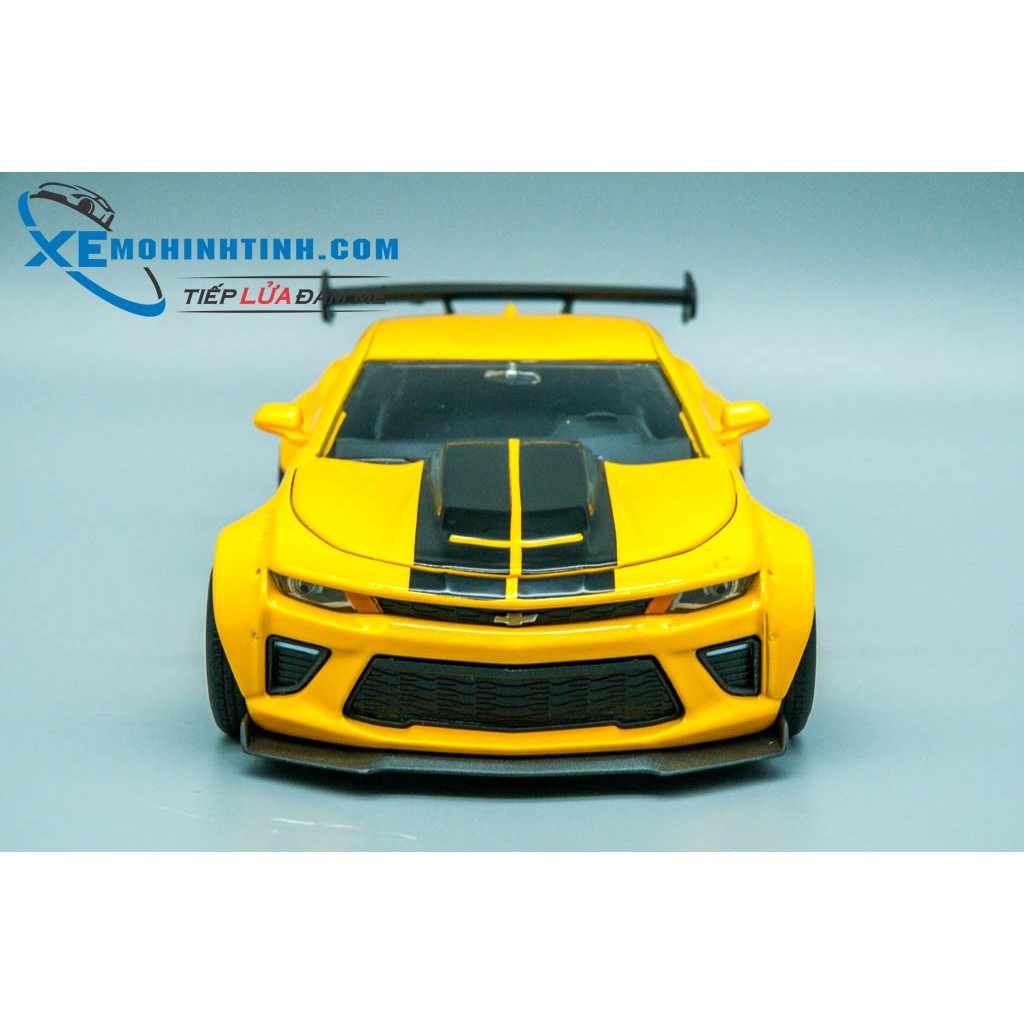 Xe Mô Hình Chevy 2016 Camaro Ss Widebody Gt Wing 1:24 Jada Toys (Vàng)