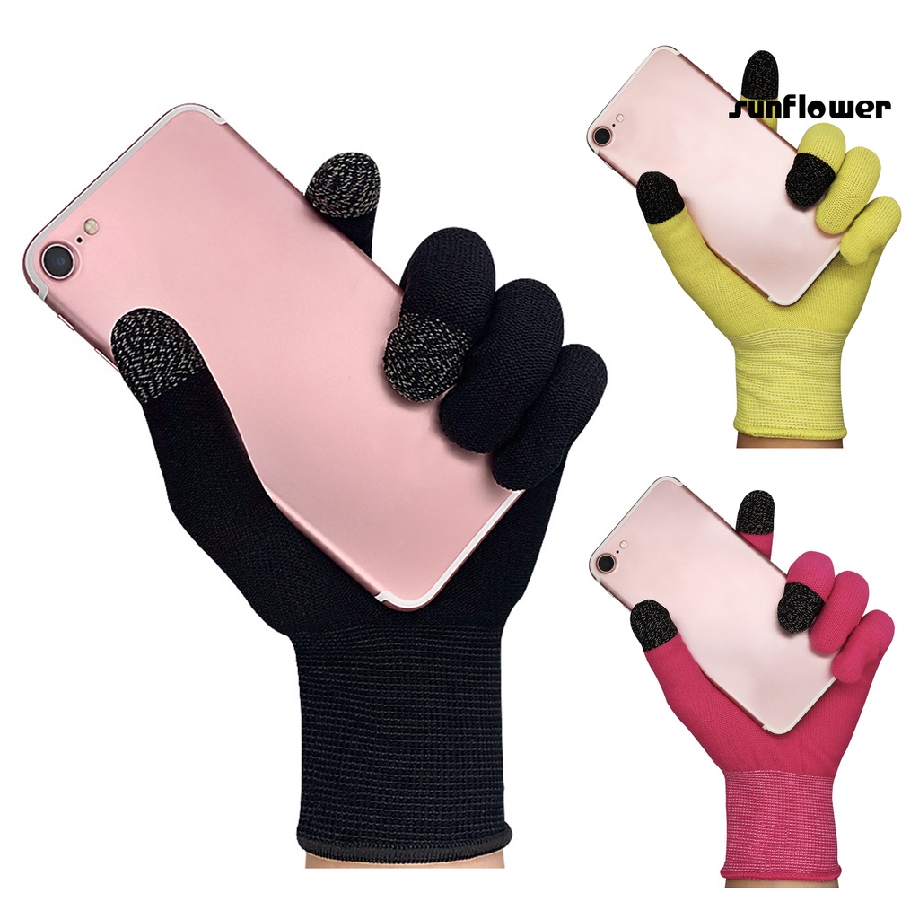 1 Đôi Găng Tay Giữ Ấm Chống Mồ Hôi Dành Cho Điện Thoại Chơi Game / YXPJ /