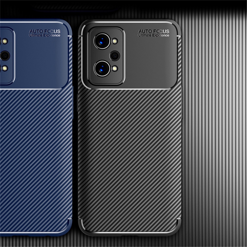 For Realme GT2 Pro Case Matte Carbon Fiber Back Cover On RealmeGT2 Realmy GT 2 G T 2Pro GT2Pro Soft TPU Bumper Shockproof Coque