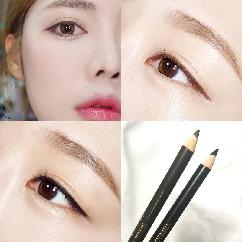 Chì Kẻ Mắt Nâu Cao Cấp Sắc Nét Không Thấm Nước (Kèm Chuốt) - Makeup Waterproof Eyeliner