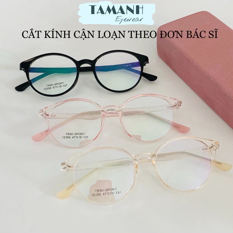 [ KÍNH TRẺ EM ] Gọng kính cận nhựa trẻ em nam nữ TR-90 gọng nhựa Hàn QUỐC dáng tròn siêu nhẹ