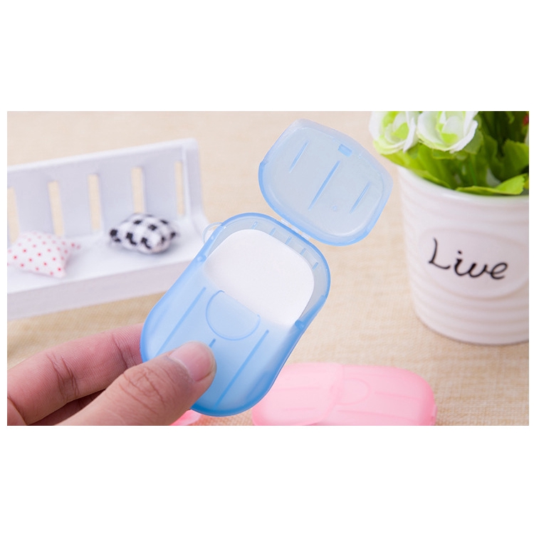 Xà phòng giấy rửa tay mini sử dụng một lần khi đi du lịch